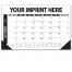 Vista Desk Pad Calendar, Classic (17x11, Black)