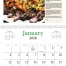 Recipe Pocket Wall Calendar
