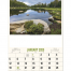 Scenic America® 12-Sheet Executive Calendar with White Ad
