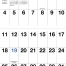 Big Numbers Appointment Calendar
