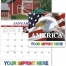 Patriotic America Spiral Calendar