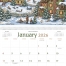 Folk Art by Bonnie White Calendar
