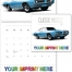 Classic Muscle Cars Calendar