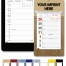 Weekly Board Calendars - SOLID COLORS