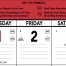 Contractor Memo Calendar, Red &amp; Black