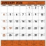 Contractor Memo Calendar, Orange &amp; Black