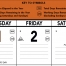 Contractor Memo Calendar, Orange &amp; Black