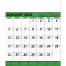 Contractor Memo Calendar, Green &amp; Black