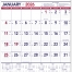 Contractor Memo Calendar, Patriotic