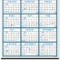 Span-A-Year (Non-Laminated) Calendar