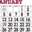 Big Numbers Span-A-Year Calendar