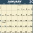 Time Management Span-A-Year (Non-Laminated) Calendar