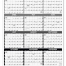 Time Management Span-A-Year (Non-Laminated) Calendar, Black &amp; White