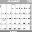 Time Management Span-A-Year (Non-Laminated) Calendar, Black &amp; White