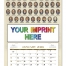 Presidents Hanger with 12-Month Grid