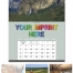 Jumbo Hanger Calendar with 12-Month Grid