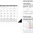 Desk Pad Calendar; Multi-Colored (Top &amp; Right Side Ads)