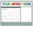Desk Pad Calendar; Modern Notes (No Corners)
