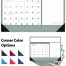 Desk Pad Calendar; Modern Notes