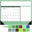 Desk Pad Calendar; Modern Notes