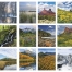Vinyl Desk Pad Calendar, Scenic