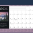 Motivations Vinyl Desk Pad Calendar