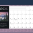 Vinyl Desk Pad Calendar, Motivations