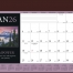 Vinyl Desk Pad Calendar, Motivations