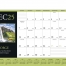 Vinyl Desk Pad Calendar, Motivations