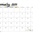 Small Monthly Desk Pad Calendars, Floral (11x8.5; 13-Sheet)