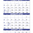 Commercial 3-Month Planner (4-sheet) Calendar