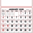 Almanac Calendar, Large