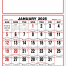 Almanac Calendar, Large