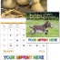 Baby Farm Animals Spiral Calendar