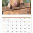 Baby Farm Animals Spiral Calendar
