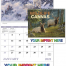 Wildlife Canvas Spiral Calendar