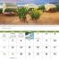 Beach Paradise Spiral Calendar