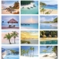 Beach Paradise Spiral Calendar