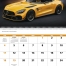 Exotic Sports Cars Spiral Calendar