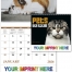 Pets with Attitude Spiral Calendar