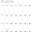 Seasonal Expressions Big Block Calendar