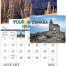 Scenic Canada Window Calendar