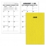 Cue Monthly Pocket Planner (3.5x6, Stapled)