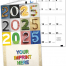 Colorful Impressions Monthly Pocket Planner - NUMBERS