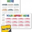 Custom Repositionable Sticky Back Card Calendar, 4 x 7