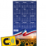 Tradenet Magna-Cal Card Calendar - USA SUNFLOWERS (Blank/Bulk)