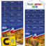 Tradenet Magna-Cal Card Calendar - USA CENTRAL PARK