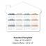 Custom Calendar Magnet, House Shape (Laminated)