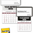Vitronic 14-Month Press-n-Stick™ Calendar; Business Card Holder (Imprinted)
