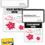 Vitronic Spanish Press-n-Stick™ Calendar; Business Card Holder (Imprinted)